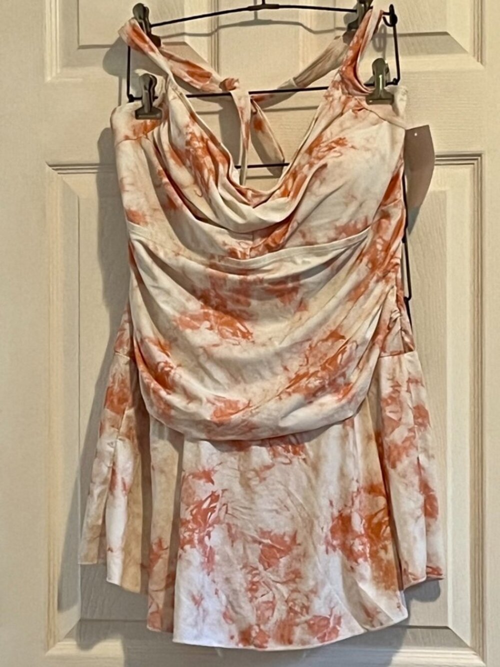 White and coral swimdress size 4x from Meet Curve NWT